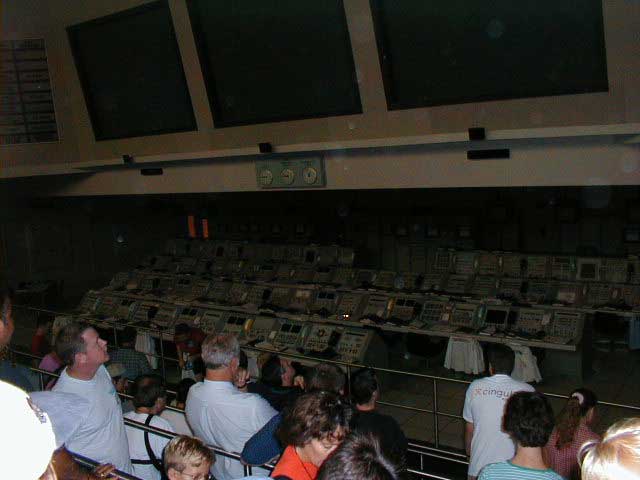 Original Apollo Console Room and Screens...this is where they did a re-enactment of the minutes before launch.