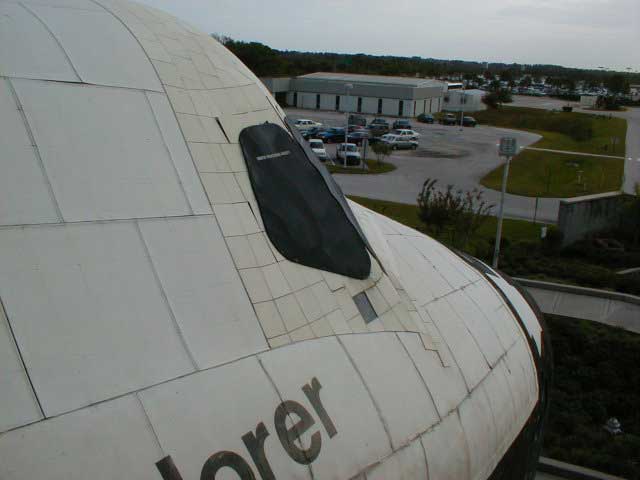 We were able to walk through the older Explorer space shuttle...Looks easy to drive right ?