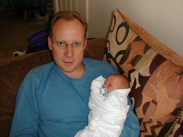 Dad finally gets into the pictures with Ben
