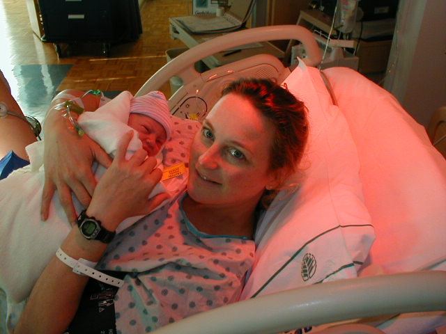 Mom gets to hold Baby Ben