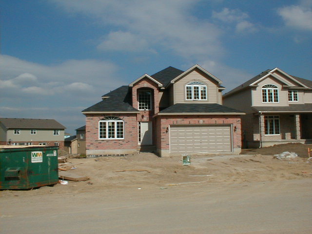 July 4, 2004 - exterior is almost done !
