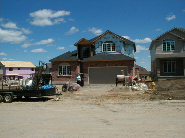 June 27,2004 - House is almost bricked