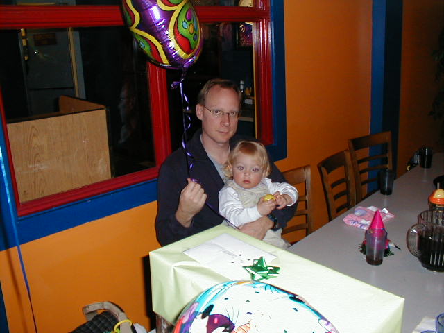 Leila with Dad